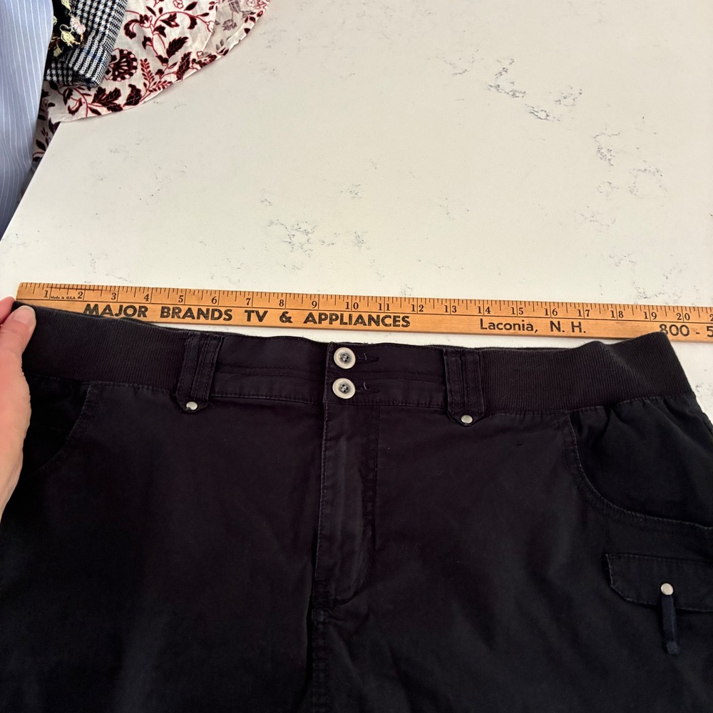 Lane Bryant Cargo Skirt 18 Black Utility Gorpcore Y2K Streetwear Edgy - Picture 5 of 6